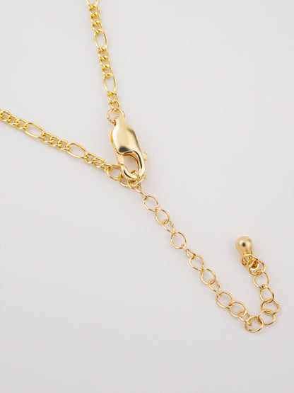 Geometric Disc Necklace