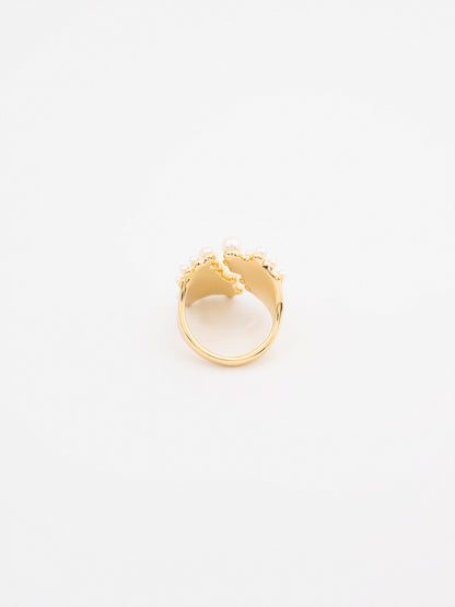 Pearl Cluster Ring