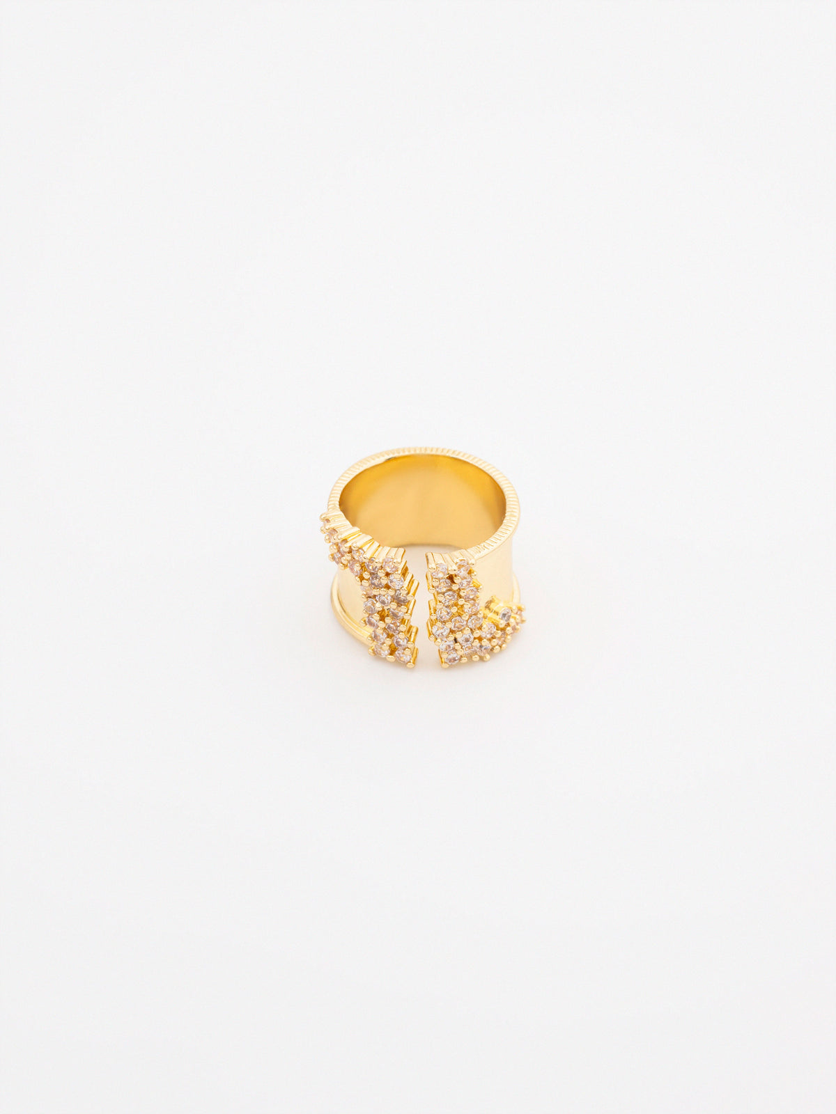 Pave Cuff Ring