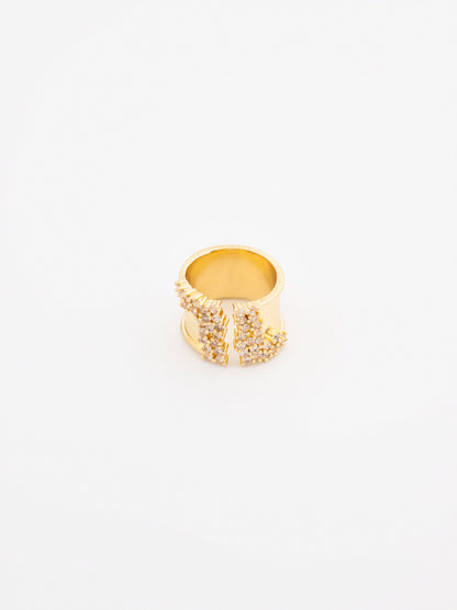 Pave Cuff Ring