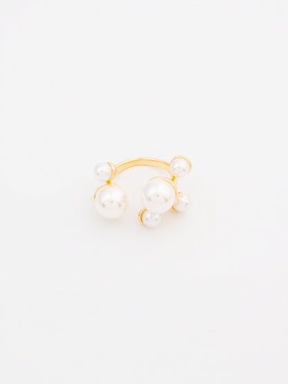 Cluster Pearl Ring