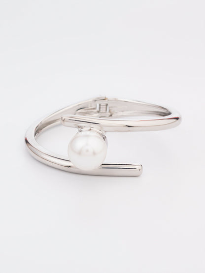 Pearl Open Bracelet