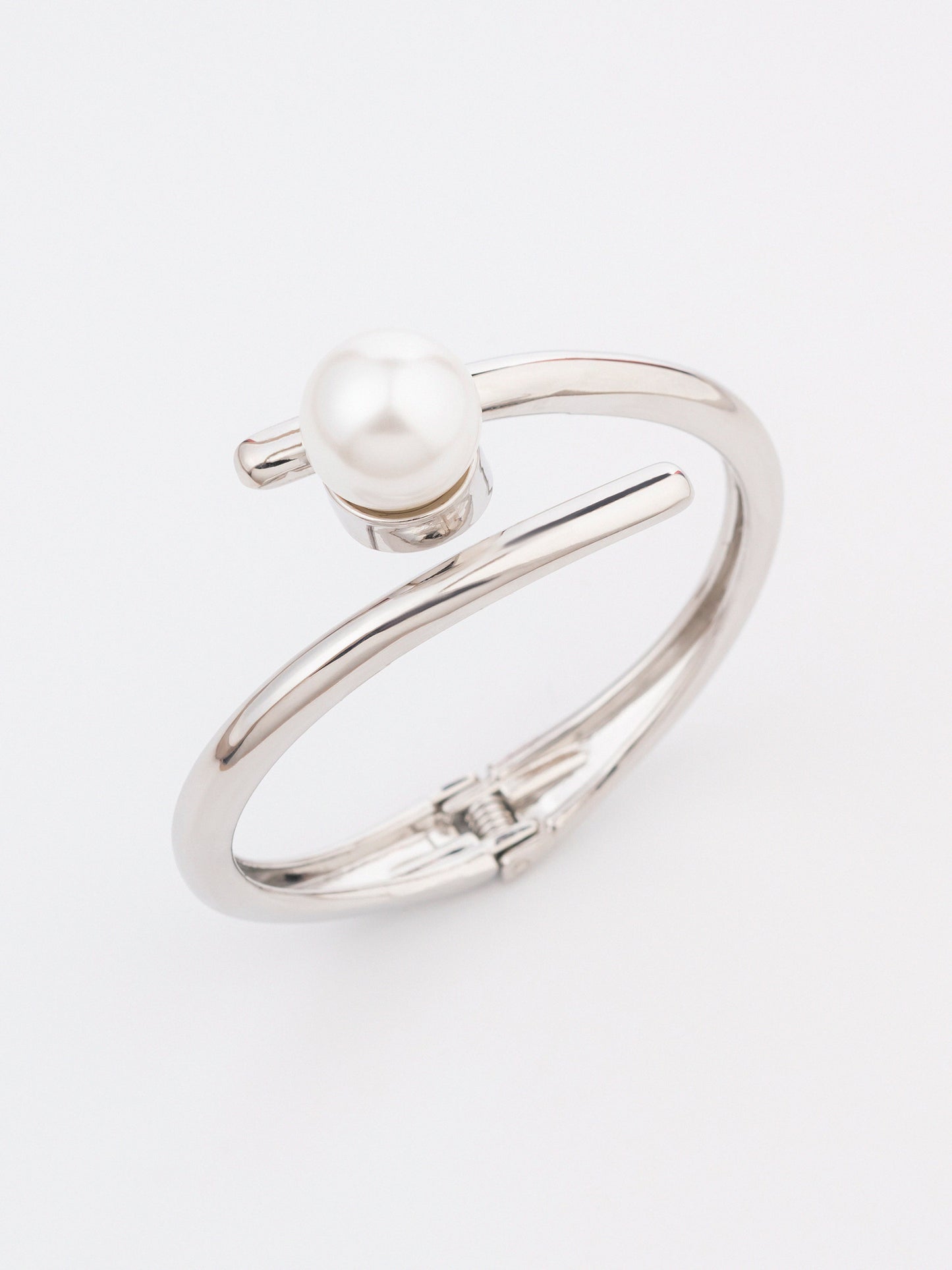 Pearl Open Bracelet