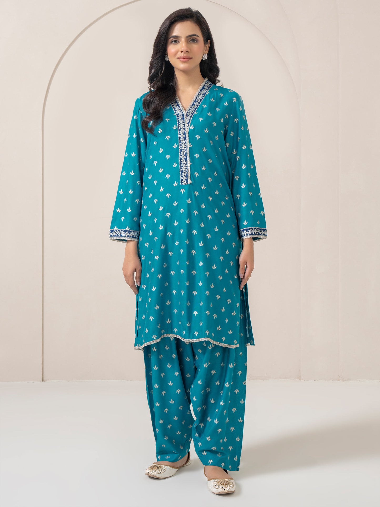 2 Piece Lawn Suit-Paste Print (Pret)