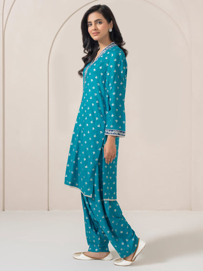 2 Piece Lawn Suit-Paste Print (Pret)