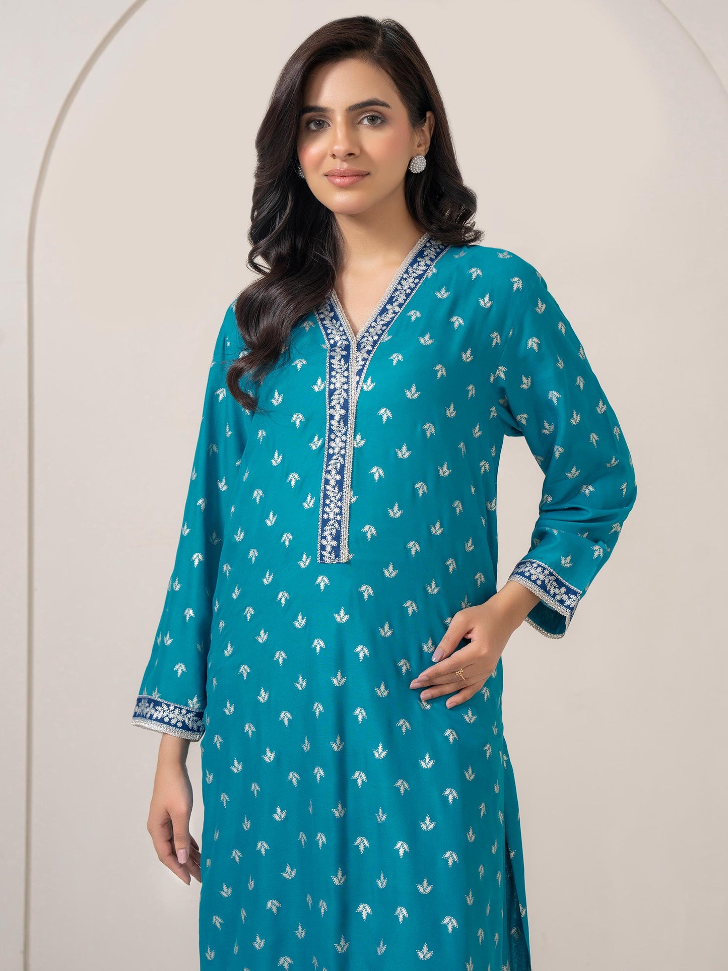 2 Piece Lawn Suit-Paste Print (Pret)