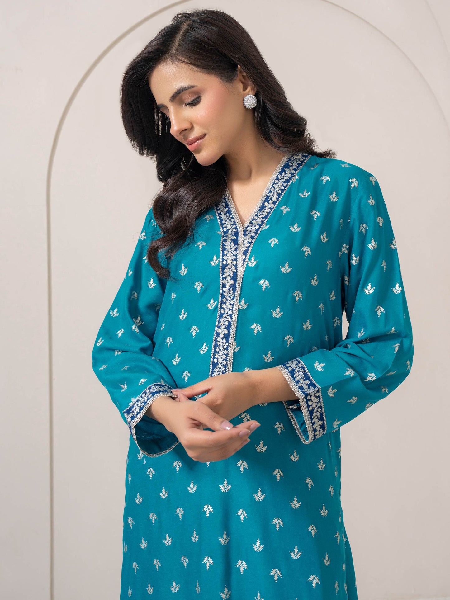 2 Piece Lawn Suit-Paste Print (Pret)