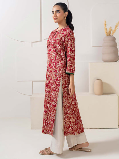 Lawn Shirt-Paste Print (Pret)