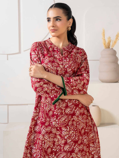 Lawn Shirt-Paste Print (Pret)