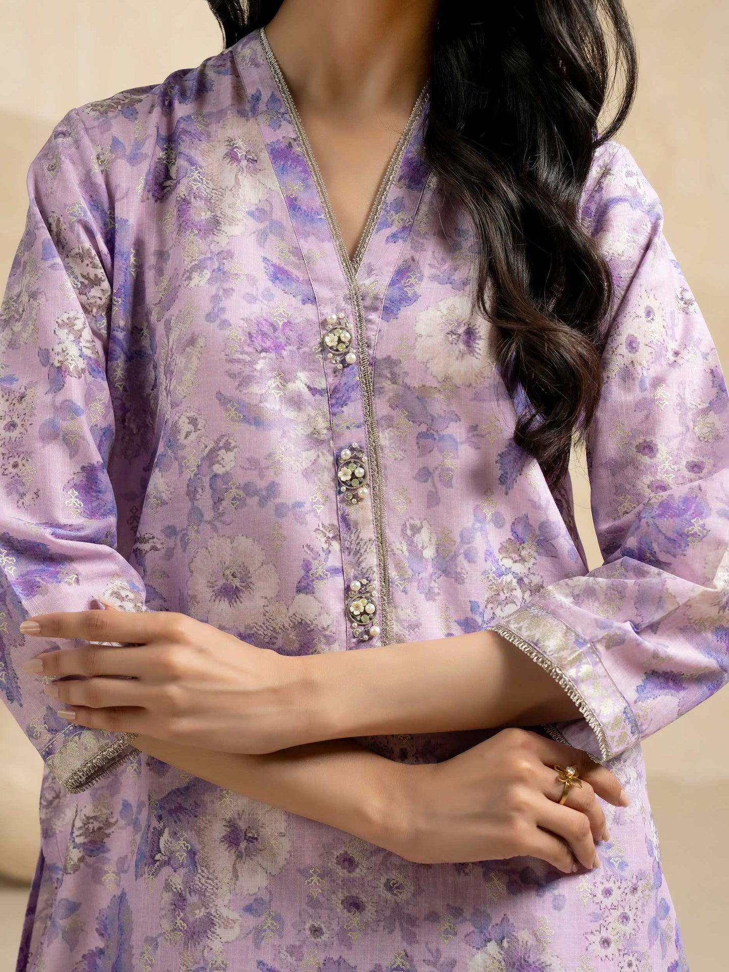 2 Piece Lawn Suit-Embroidered (Pret)