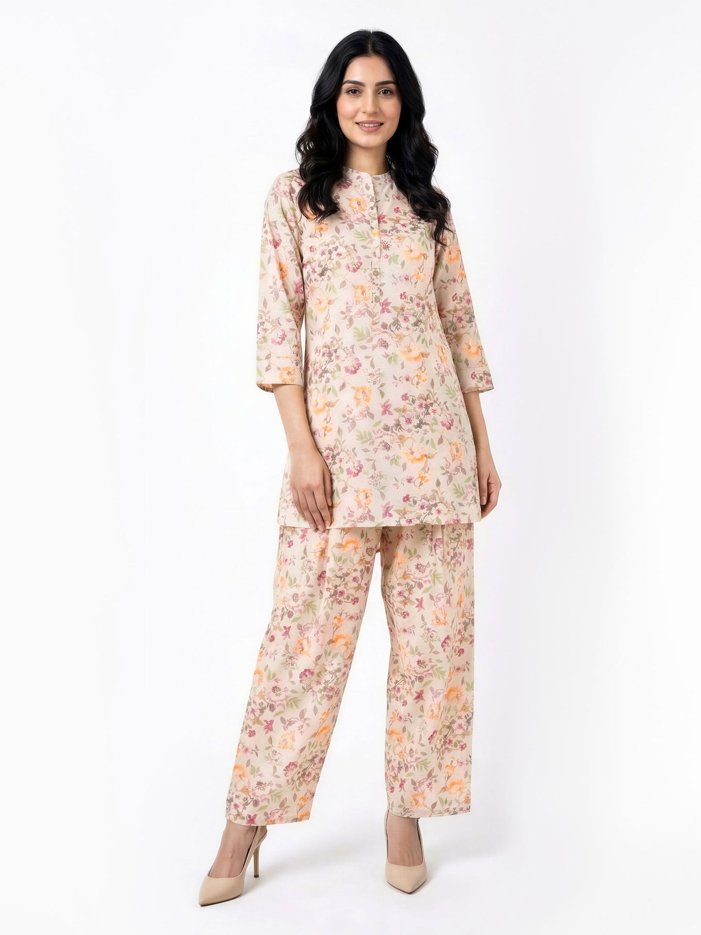 2 Piece Cambric Suit (Pret)