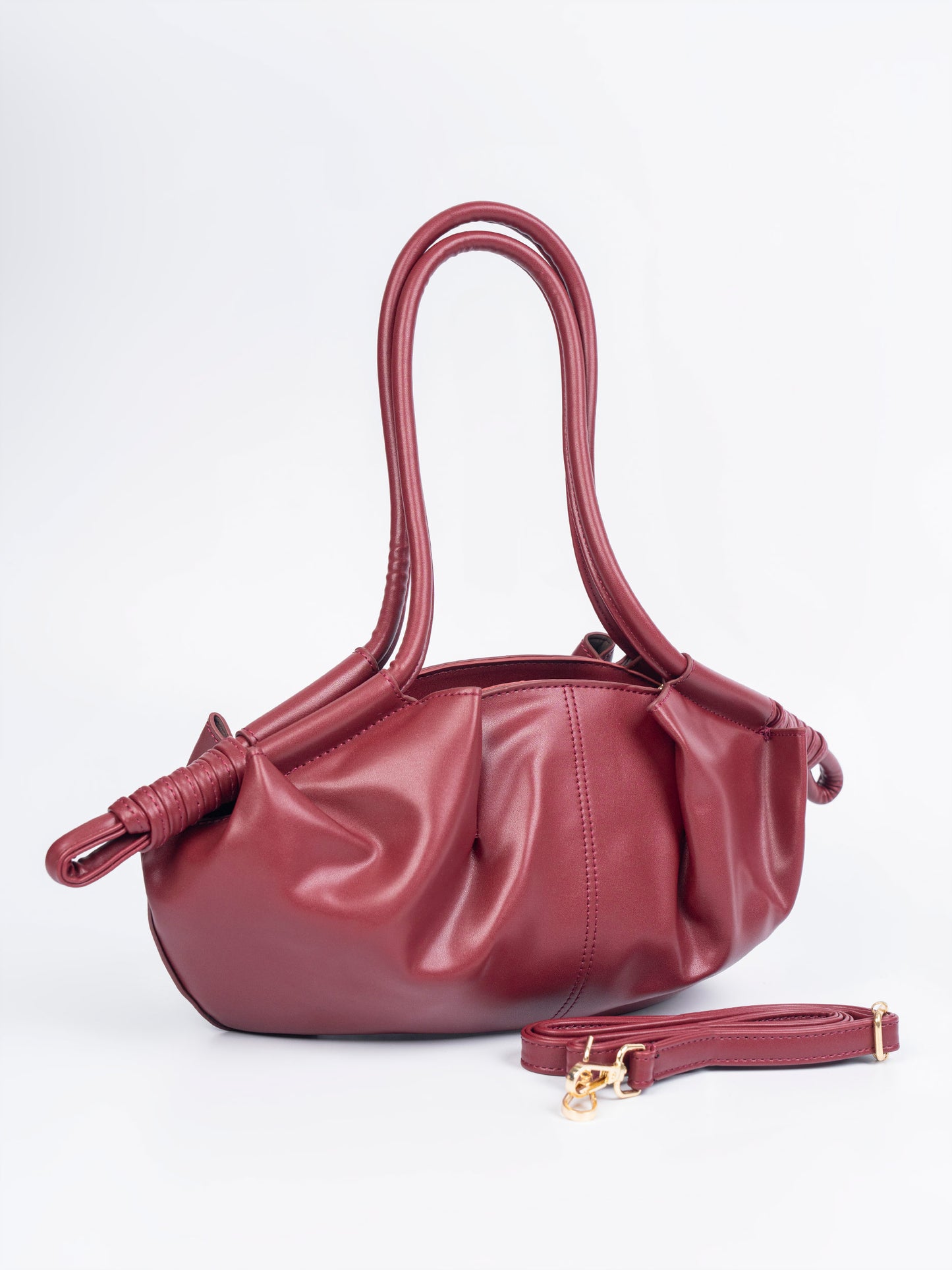Ruched Handbag