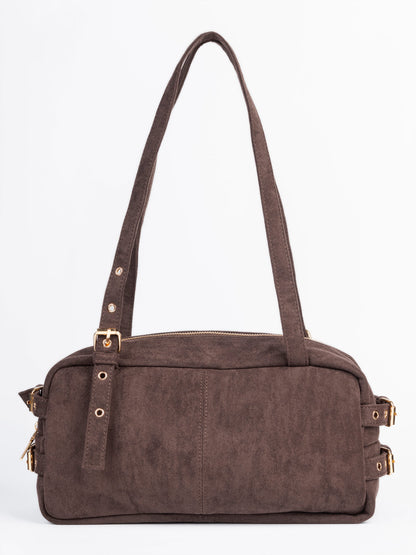 Suede Handbag
