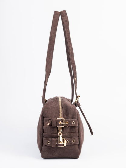 Suede Handbag