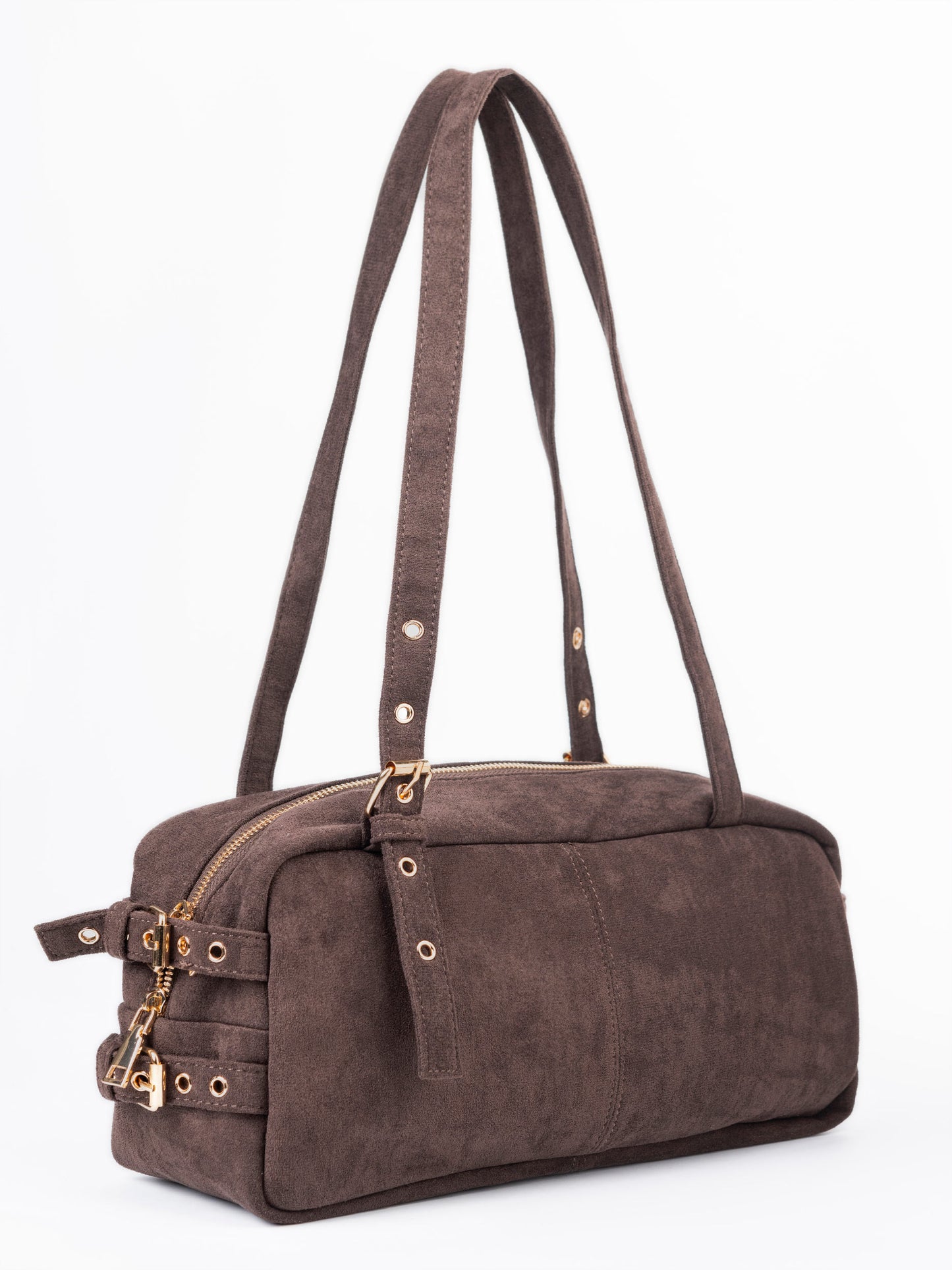 Suede Handbag