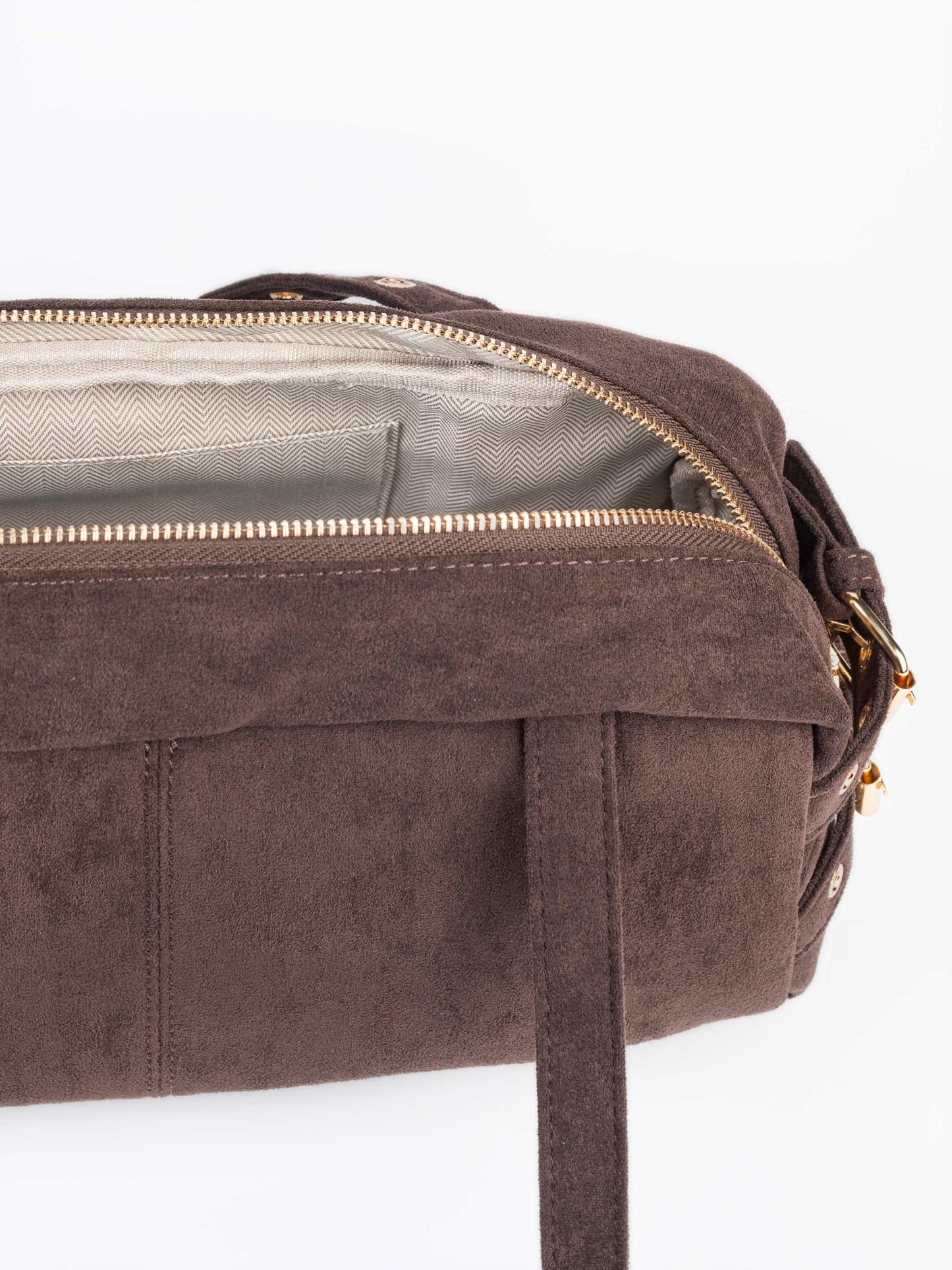 Suede Handbag