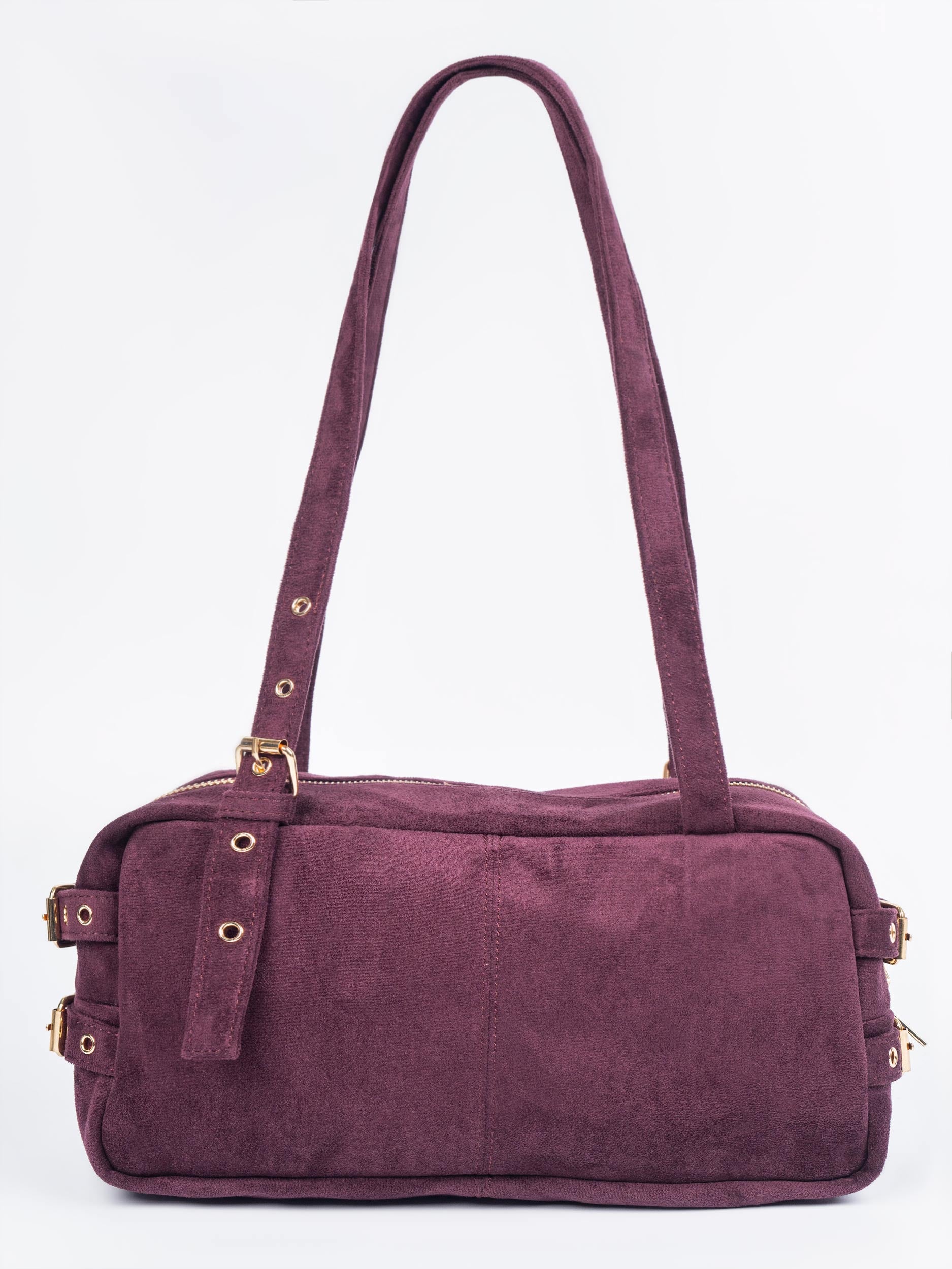 Suede Handbag