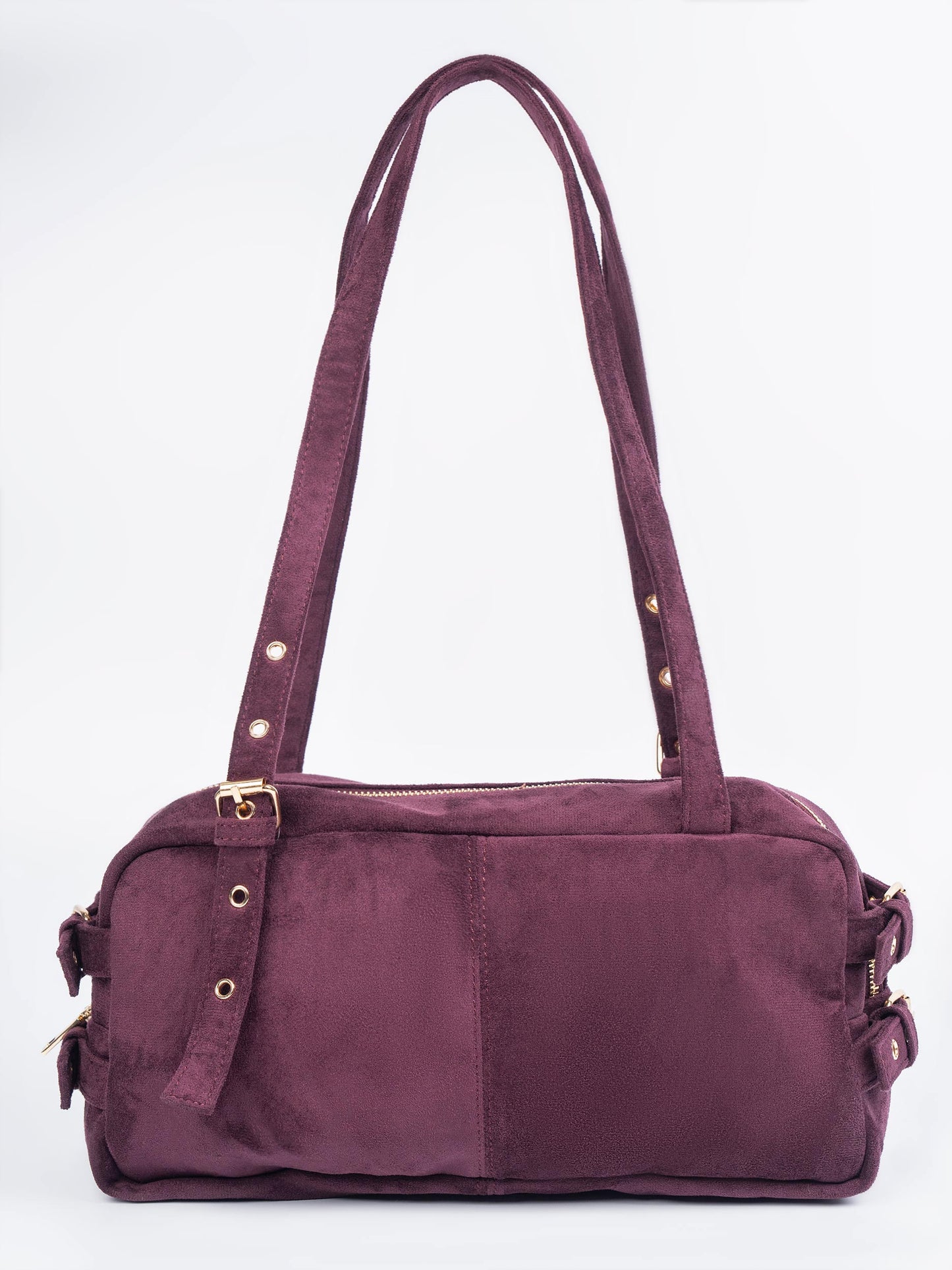 Suede Handbag