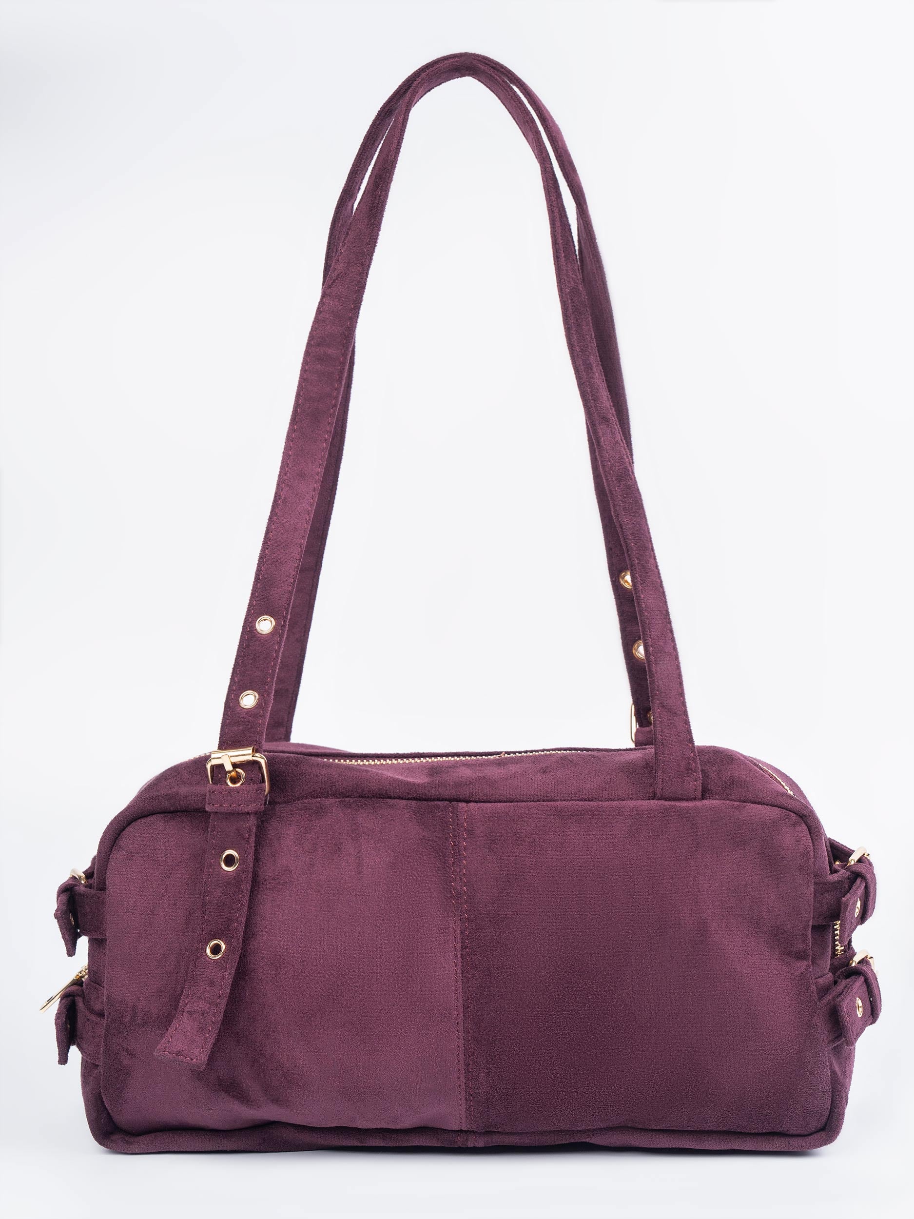 Suede Handbag