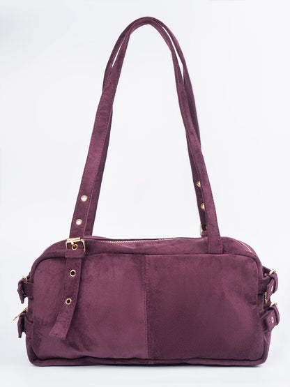 Suede Handbag