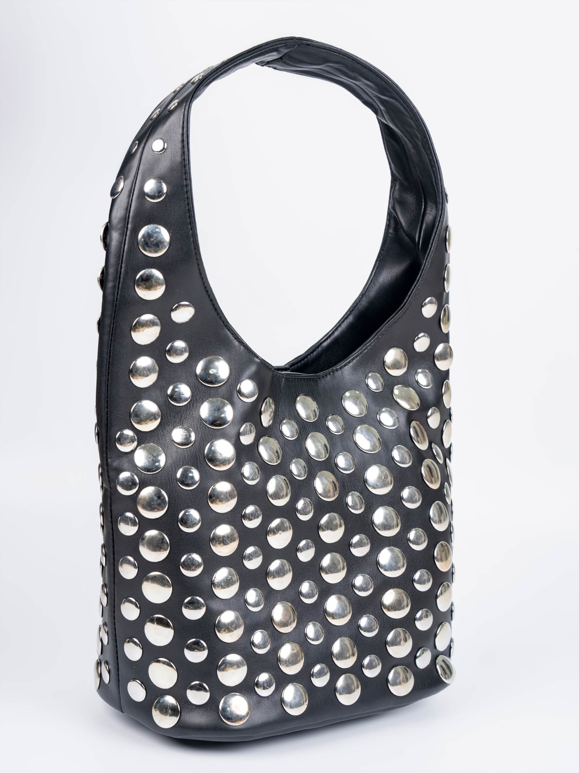 Studded Hobo Bag