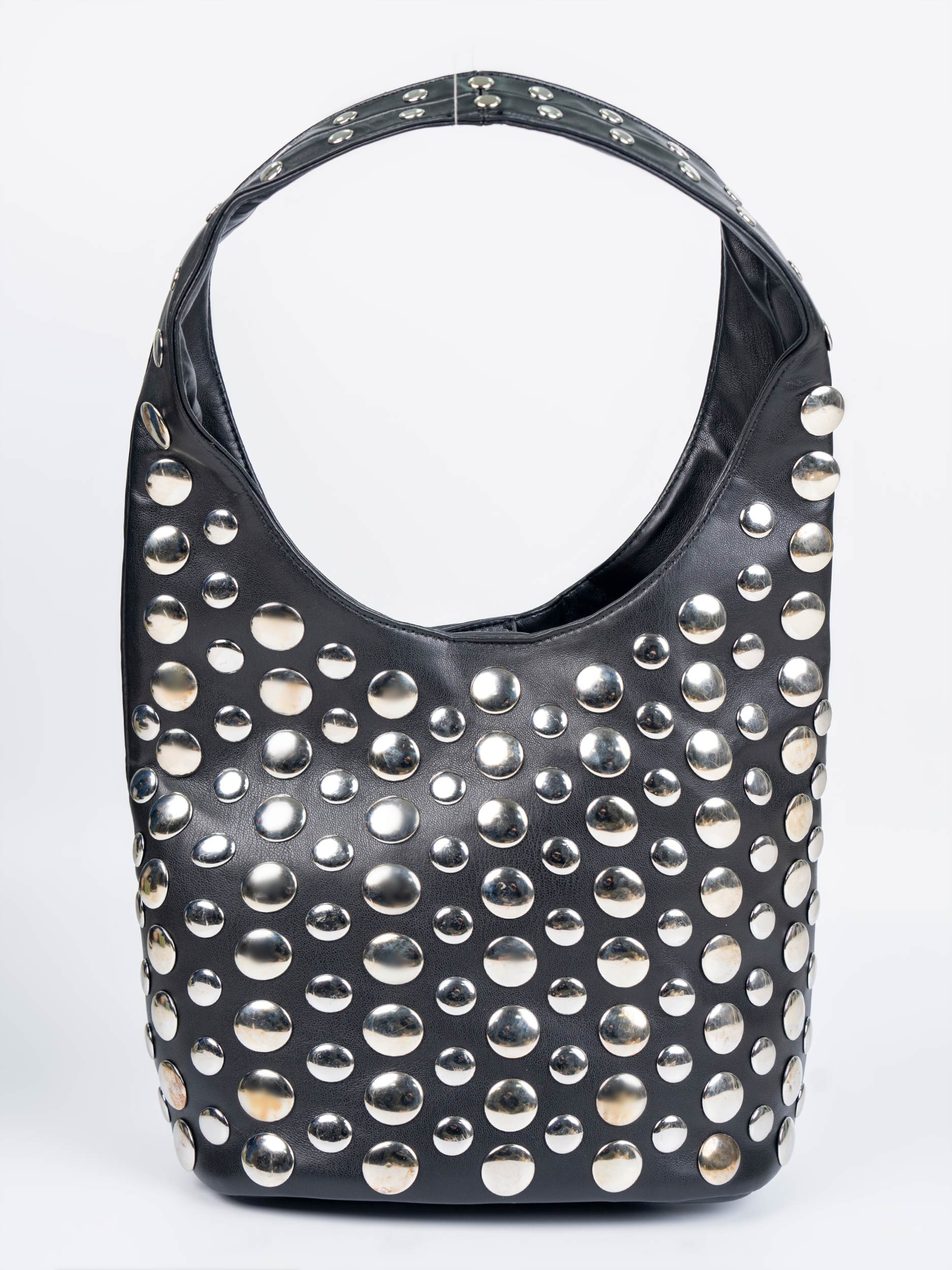 Studded Hobo Bag