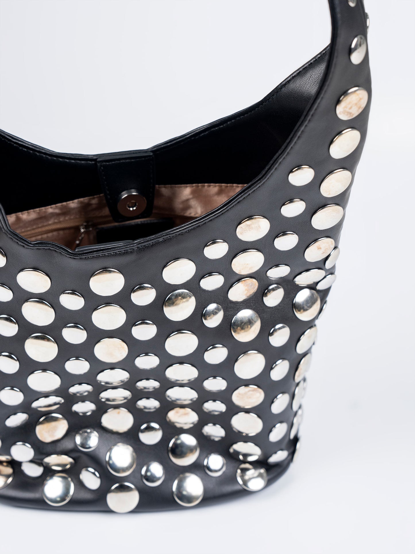 Studded Hobo Bag
