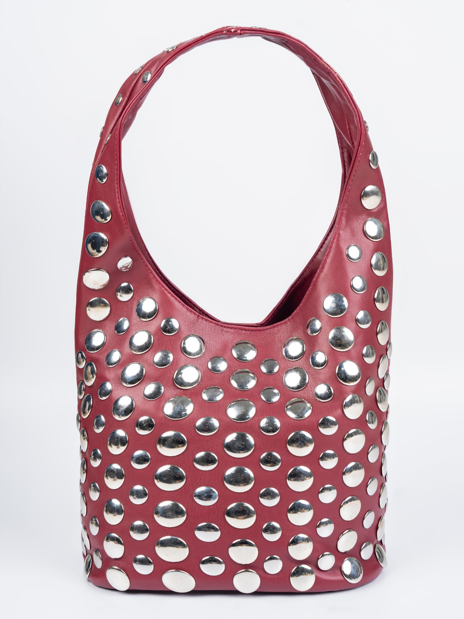 Studded Hobo Bag
