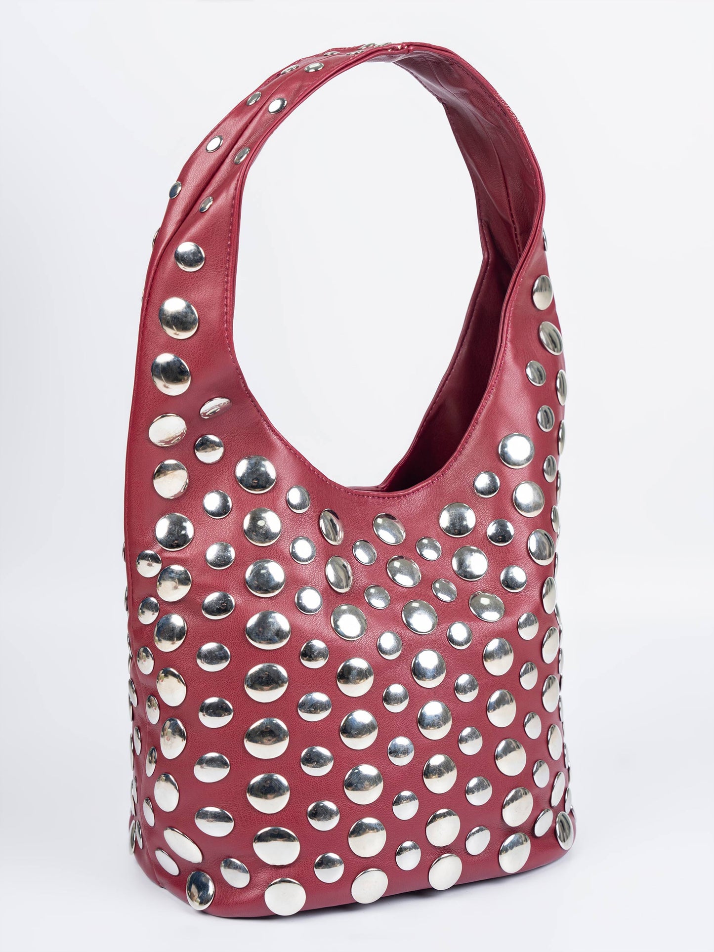 Studded Hobo Bag