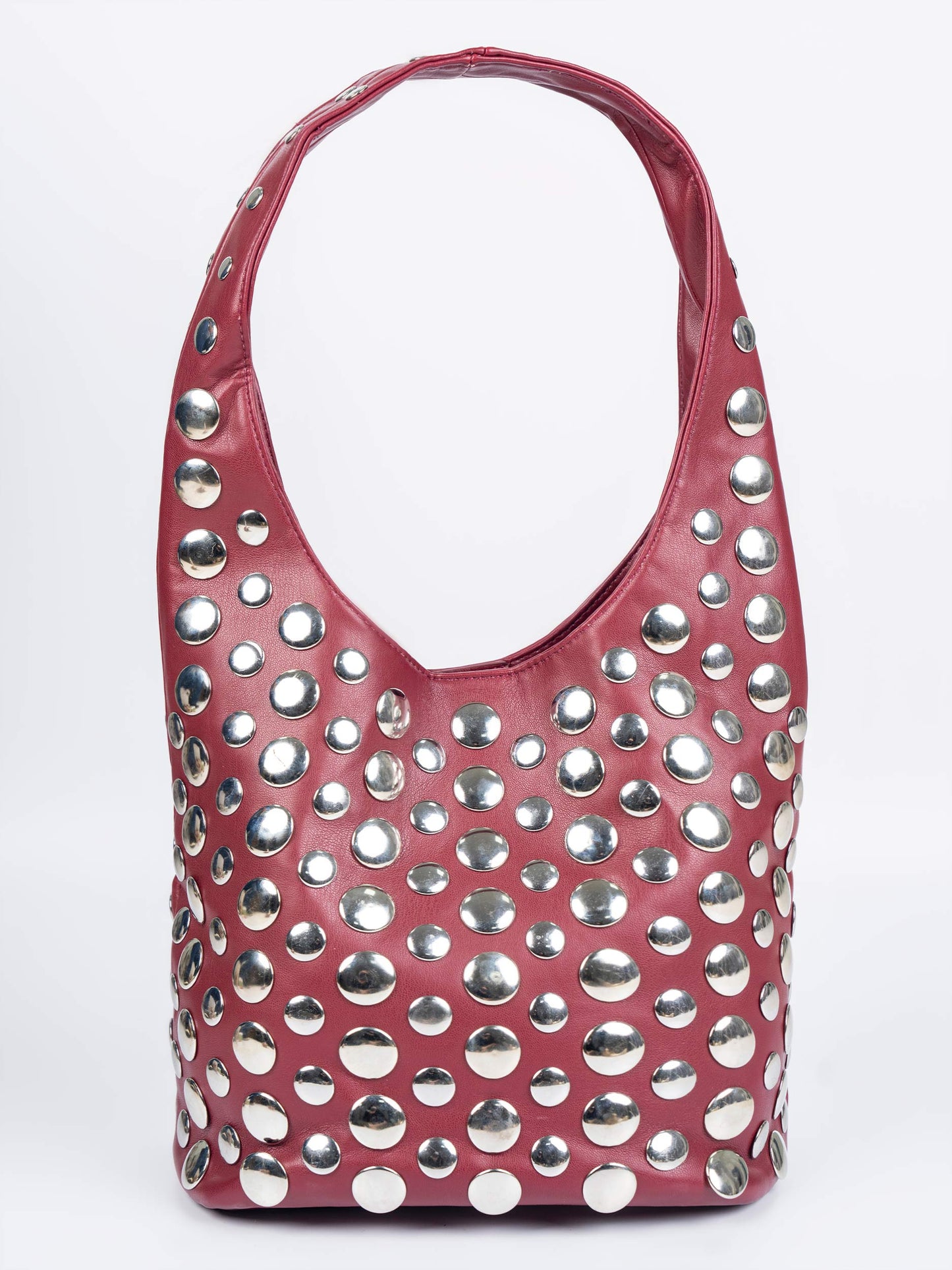 Studded Hobo Bag