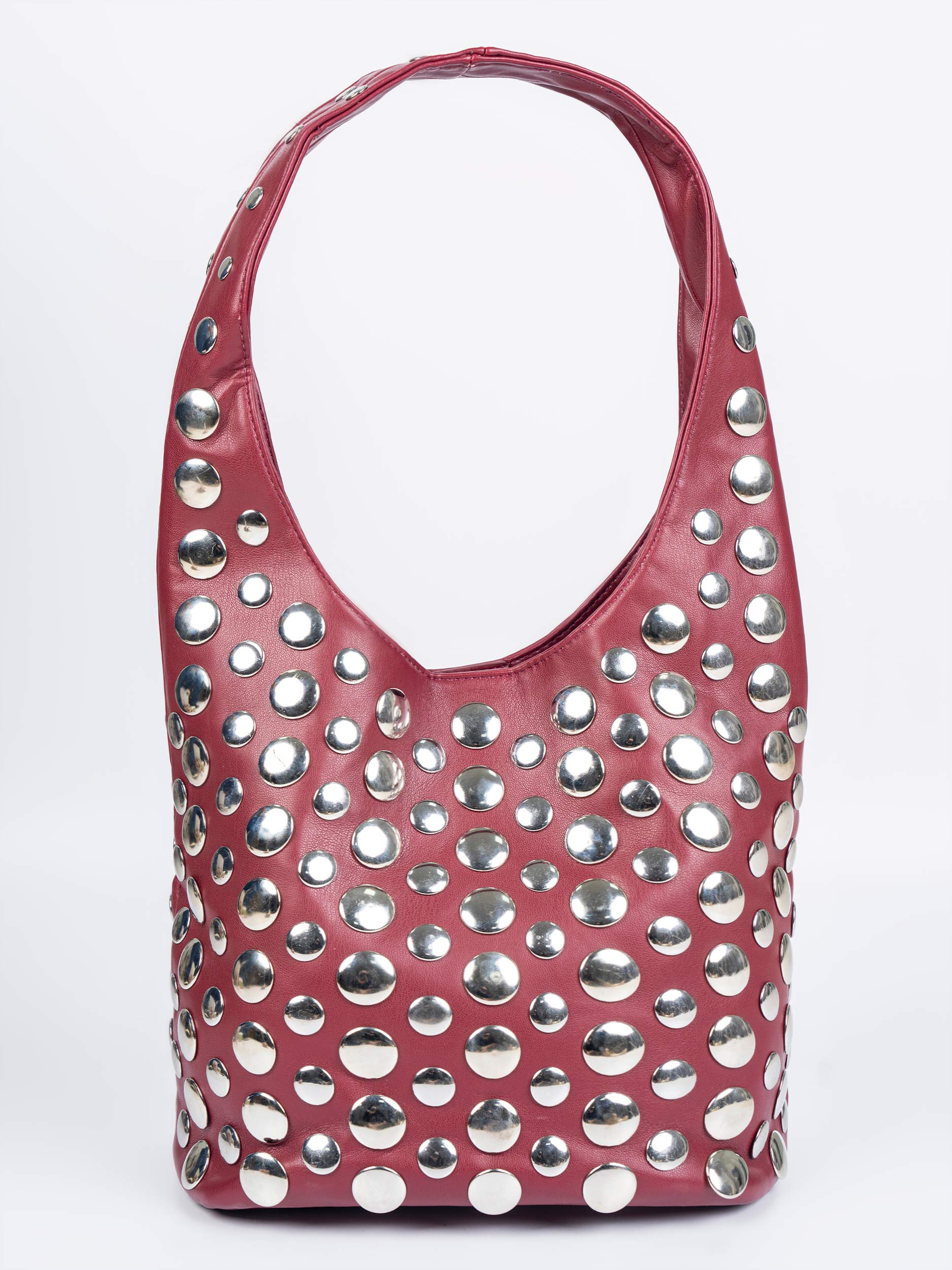 Studded Hobo Bag
