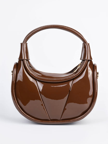 Glossy Hobo Bag