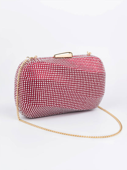 Rhinestone clutch
