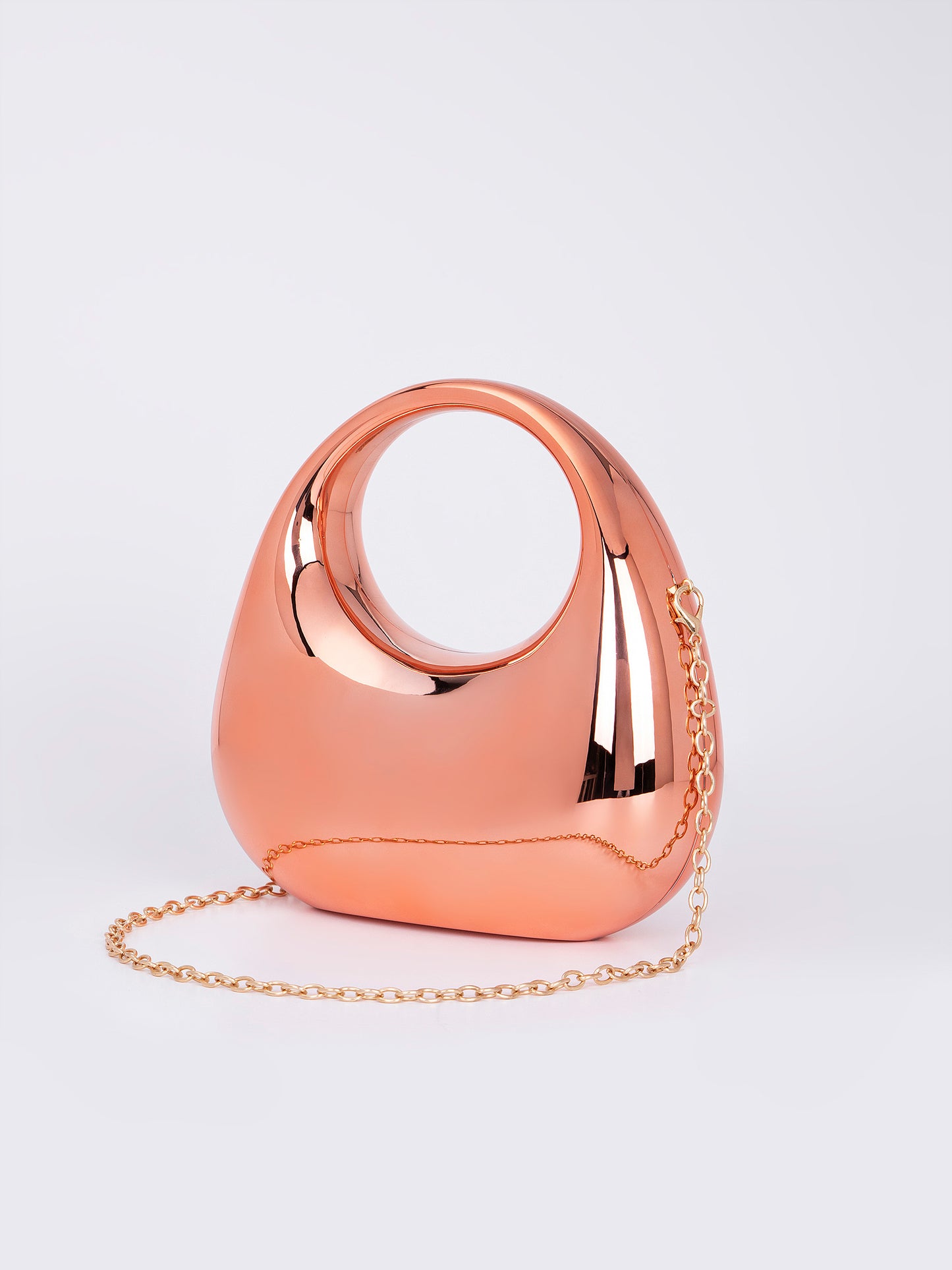 Crescent Acrylic Clutch