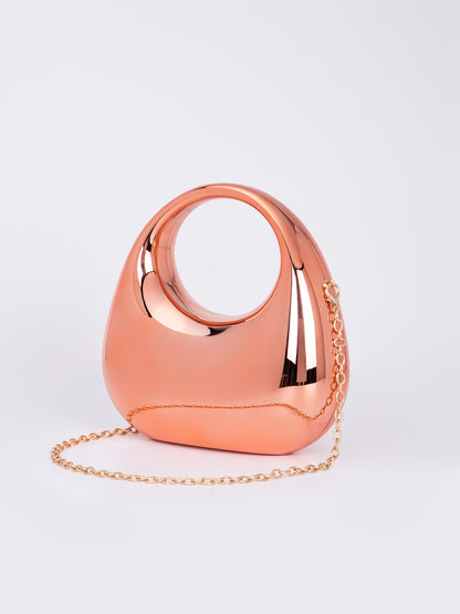 Crescent Acrylic Clutch