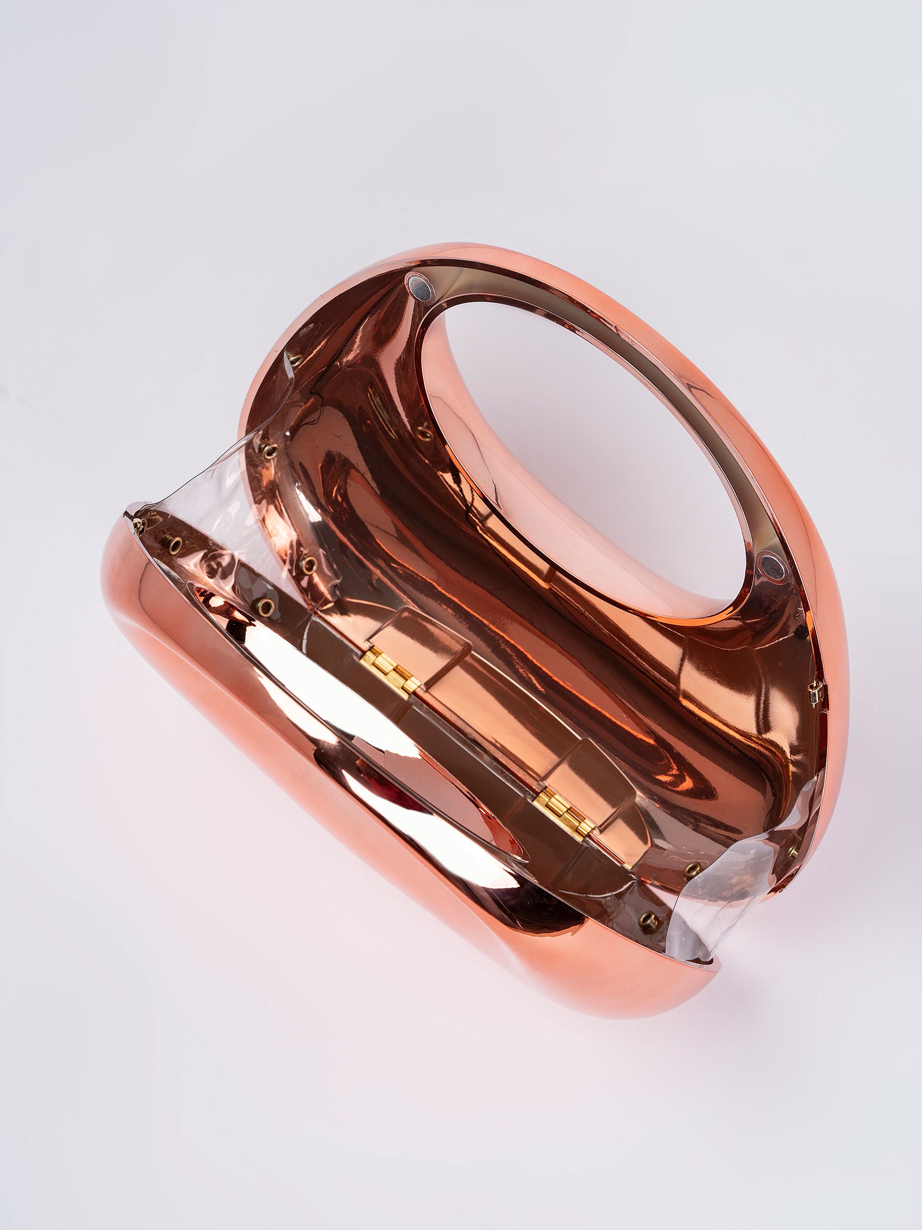 Crescent Acrylic Clutch