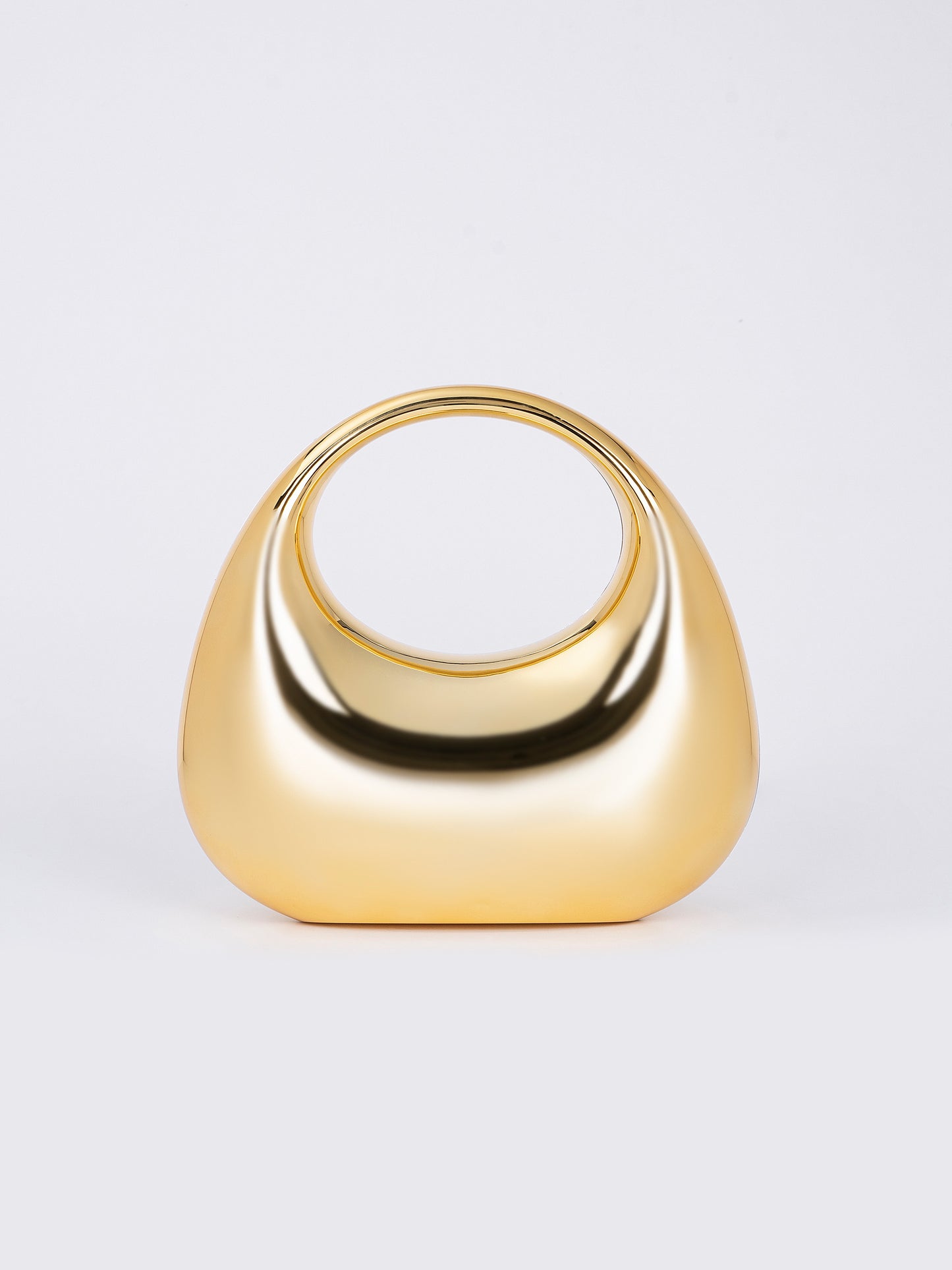 Crescent Acrylic Clutch