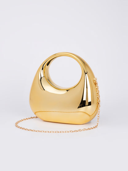 Crescent Acrylic Clutch