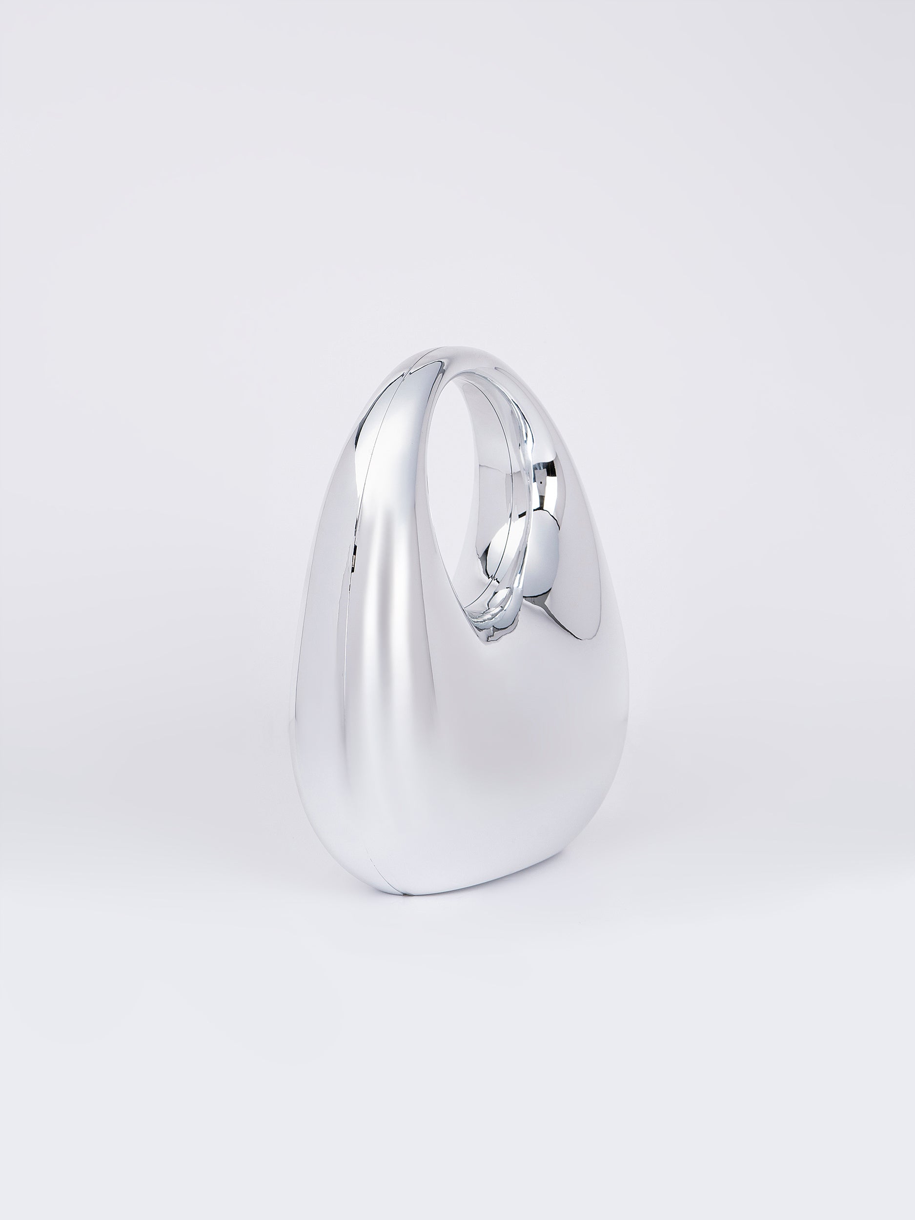 Crescent Acrylic Clutch