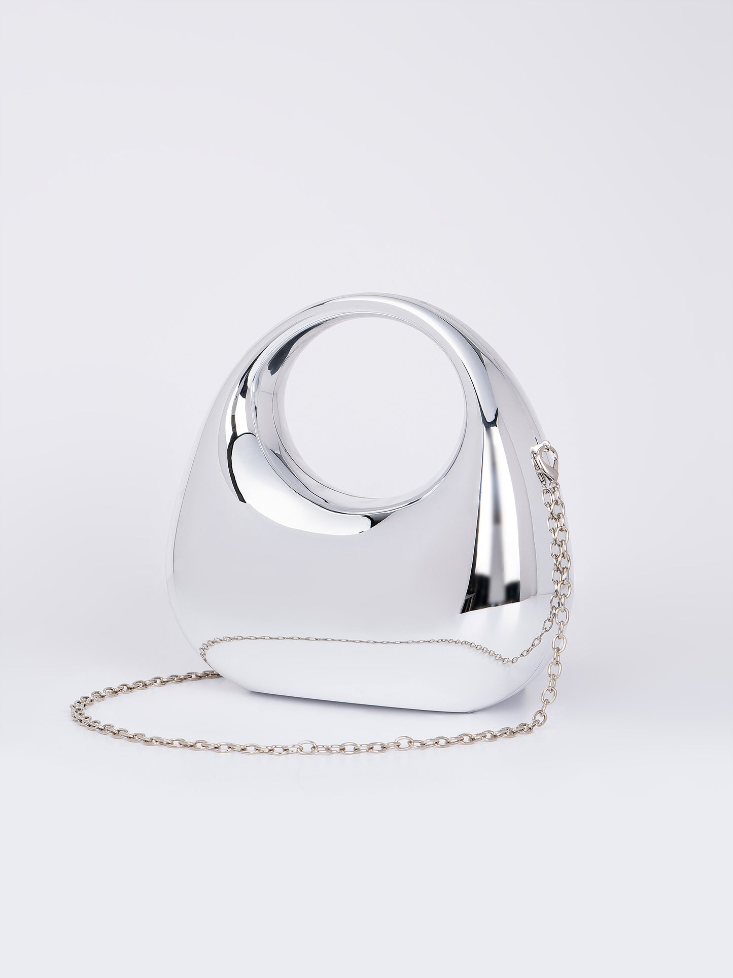 Crescent Acrylic Clutch