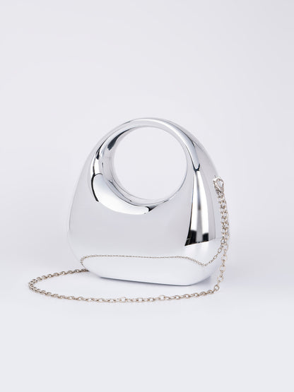Crescent Acrylic Clutch