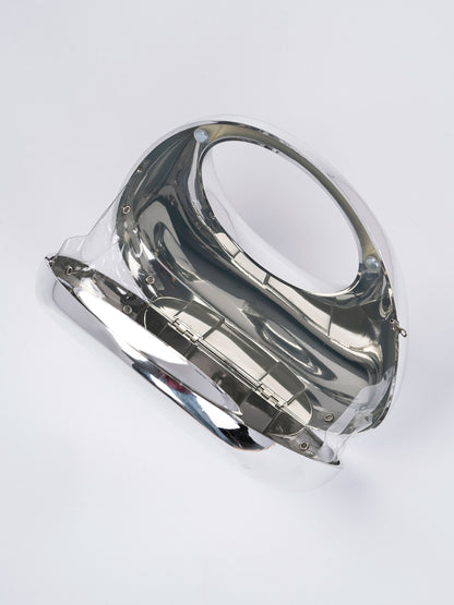 Crescent Acrylic Clutch