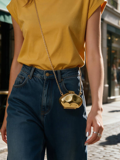 Hammered Mini Clutch