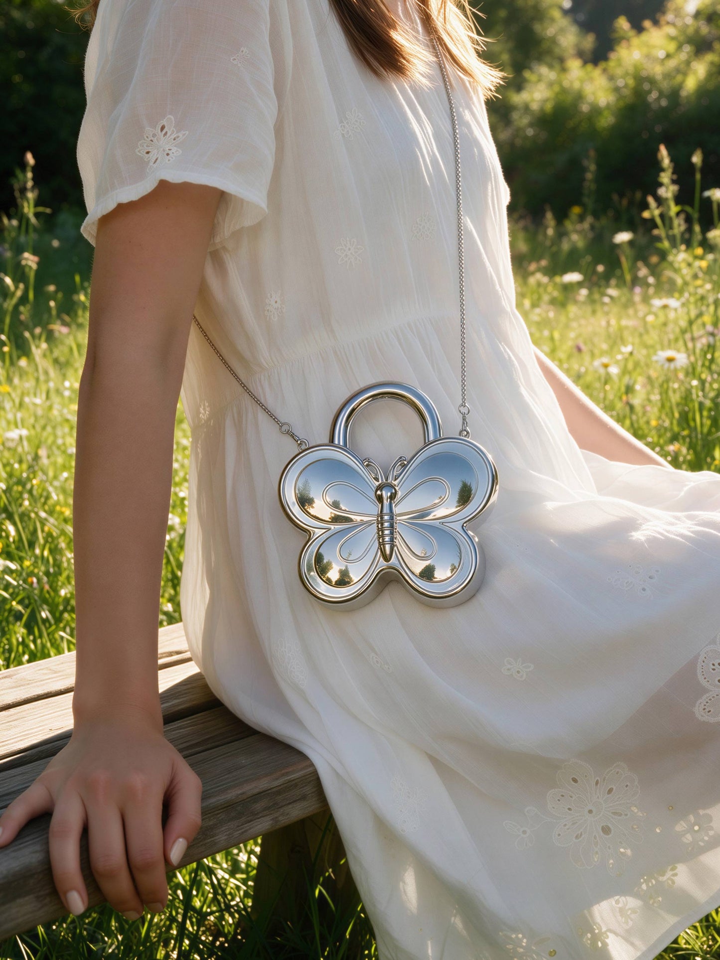 Butterfly Acrylic Clutch