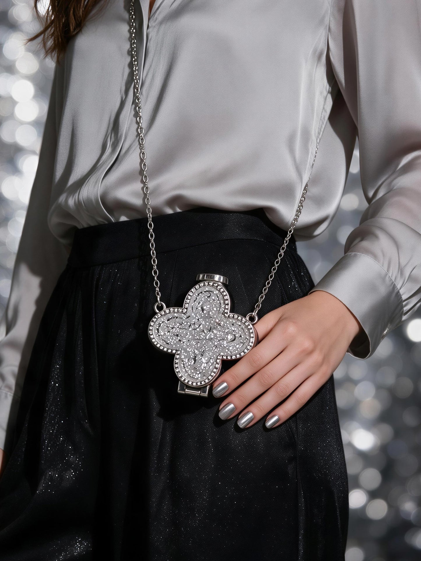 Rhinestone Mini Clutch