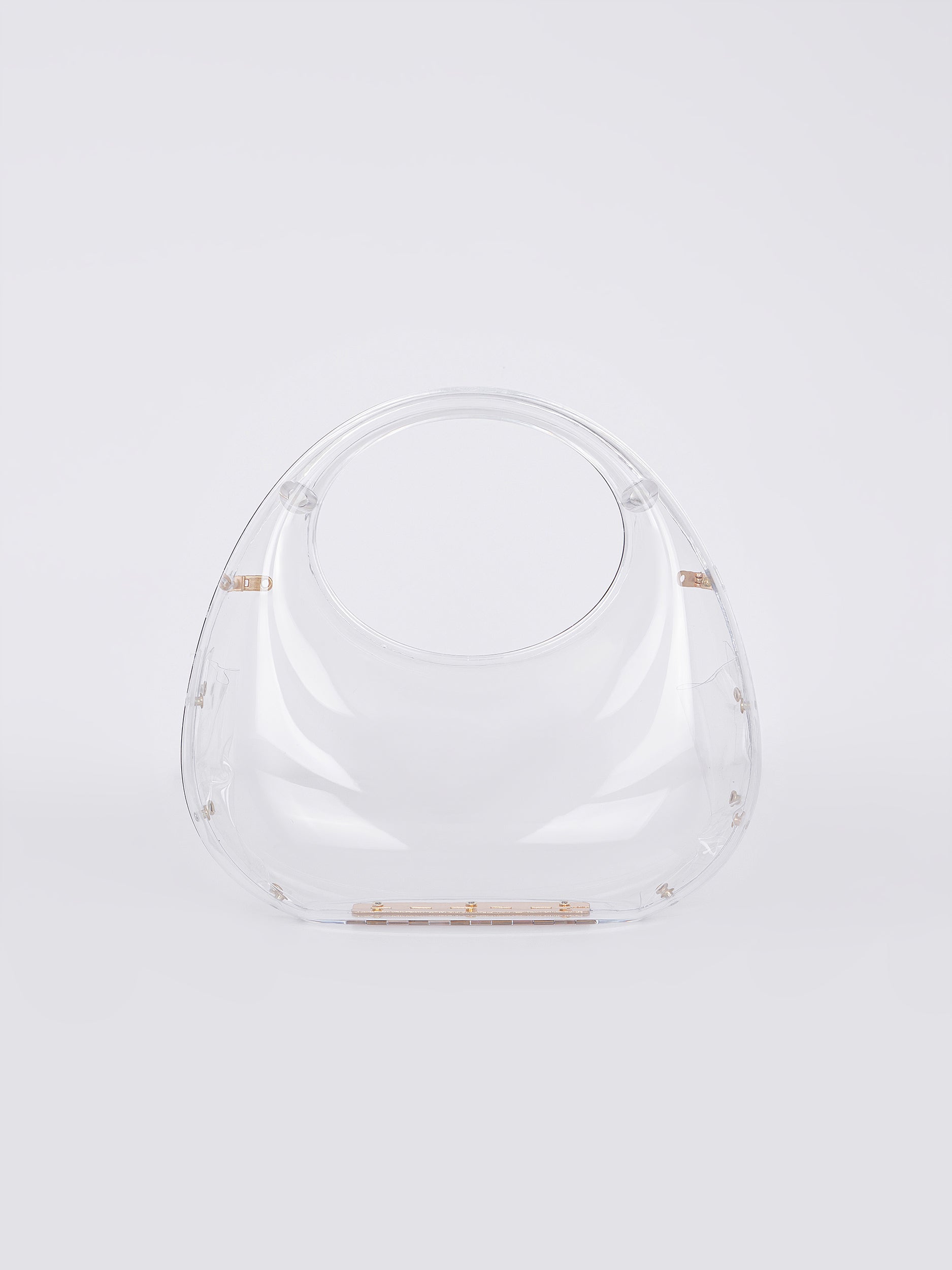 Crescent Acrylic Clutch