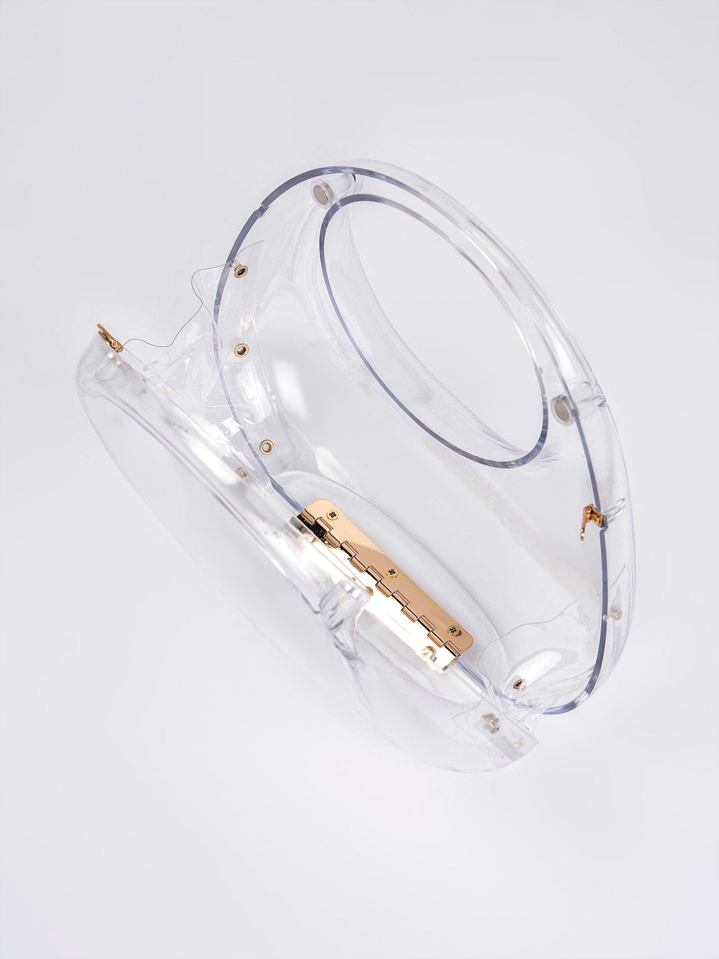 Crescent Acrylic Clutch