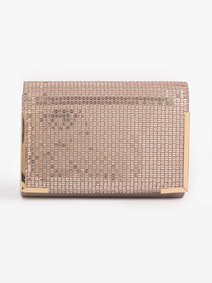 Sequin Embroidered Clutch