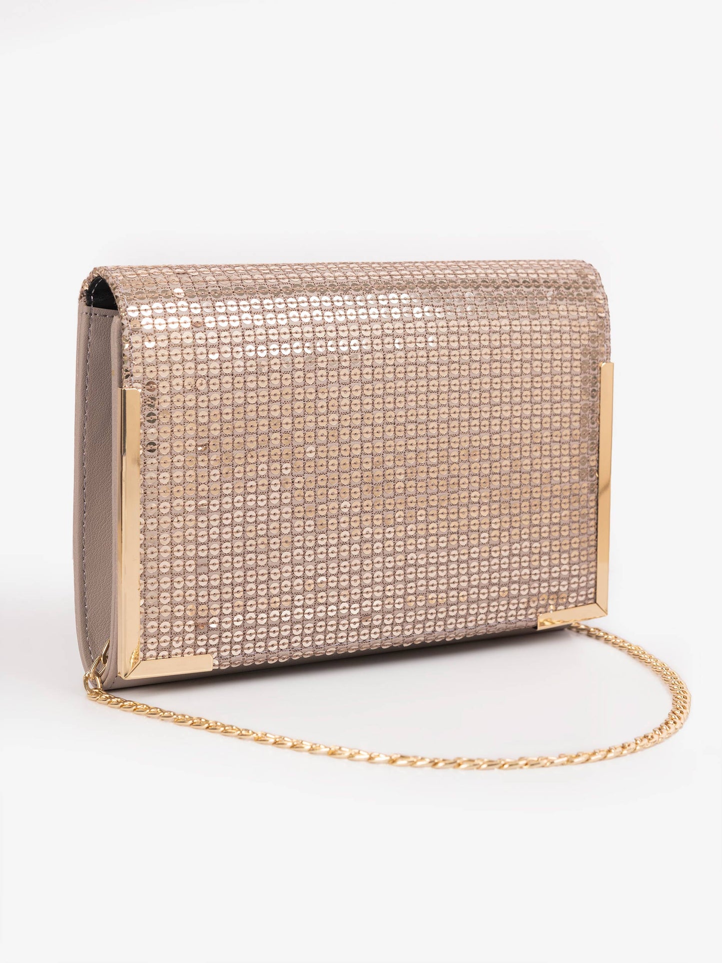 Sequin Embroidered Clutch