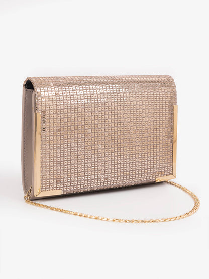 Sequin Embroidered Clutch